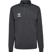 Hummel Authentic Half Zip Sweatshirt Gris 164 cm Enfants
