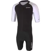 Zone3 Lava Long Distance Aero Short Sleeve Trisuit Blanc,Noir XL Homme