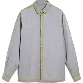 Desigual Chemise citron / gris fumé