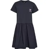 Hummel Maria Short Sleeve Dress Bleu 128 cm Fille
