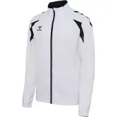 Hummel Veste de survêtement noir / blanc