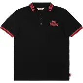 Lonsdale Byermoor Short Sleeve Polo Noir S Homme