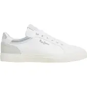 Pepe Jeans Baskets basses 'KENTON COURT' gris / argent / blanc