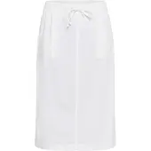 KAFFE CURVE Jupe 'KCNana' blanc