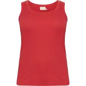 KAFFE CURVE Haut 'KCCarina' rouge