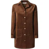 Pepe Jeans pour femme. PL9537694 Robe brune Noelia (M), Marron, Casuel, Coton, Manche longue