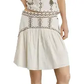 Pepe Jeans pour femme. PL9011941 Jupe Denvery blanche (XS), Casuel, Coton