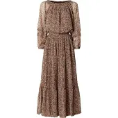 Pepe Jeans Robe 'DOROTEA' turquoise / chocolat / cappuccino / rose ancienne