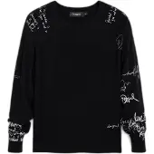 Desigual Pull MARQUETTE femmes - Noir - EU M