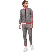 Lonsdale Survêtement grenadine / noir / blanc