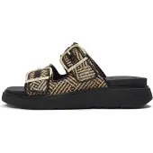 FitFlop Gen Ff Buckle Graphic Weave Sandals Noir EU 38 Femme