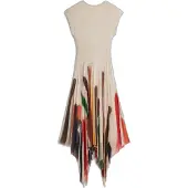 Desigual Robe BRUSHES LACROIX femmes - Beige - EU L