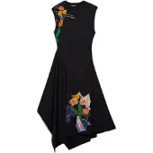Desigual Robe LEYTER femmes - Noir - EU S