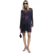 Desigual Robe courte LINA femmes - Violet - EU XL