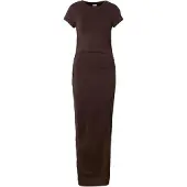 Urban Classics Tb8149 Short Sleeve Long Dress Marron M Femme