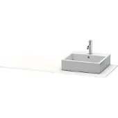 Duravit Console XSquare, 1 découpe à droite, 1400x16x550mm, XS060GR8484