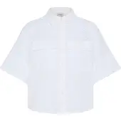 Fransa Chemisier 'FRBlair' blanc