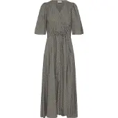Fransa Robe 'FRLaya' gris foncé / blanc