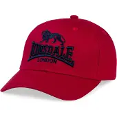 Lonsdale Casquette 'Salford' rouge foncé / noir