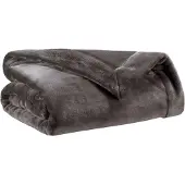 Vivaraise Plaid En Polyester Asphalte 150 X 200