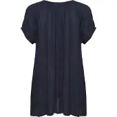 KAFFE CURVE Tunique 'Cami' marine