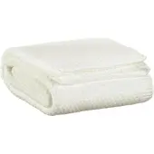 Vivaraise Plaid Tricot Recyclé En Polyester Recyclé Neige 130 X 160