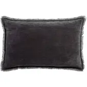 Vivaraise Housses de coussins FARA - Gris - 40x65 cm