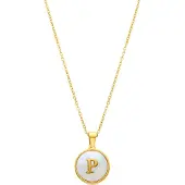 Luxenter Chaîne 'Alphabet' blanc