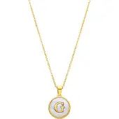 Luxenter Chaîne 'Alphabet' blanc