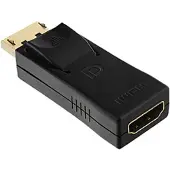 Kindermann 5809000082 Adaptateur de câble DisplayPort HDMI noir (5809000082)