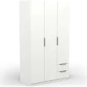 Overig Armoire 3 portes et 2 tiroirs Ghost - L119,4 cm