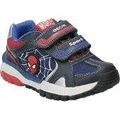 Geox Chaussures Tuono pour garçons, chaussures de sport à semelle adhérente, couleur bleue, pour un usage quotidien