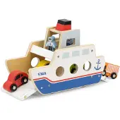 Viga Bateau en bois Captain Cars 4pcs