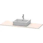 Duravit Console XSquare, 1 découpe au centre, 1400x16x550mm, XS060GM8383