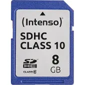 Intenso Class 10 - Carte mémoire flash - 8 Go - Class 10 - SDHC