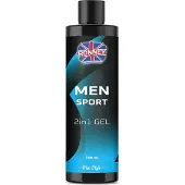 RONNEY Men Sport 2-in-1 shampooing et gel douche pour hommes, 300 ml