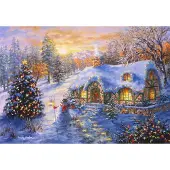 Bluebird Puzzle Noël Christmas Cottage - 1000 pièces
