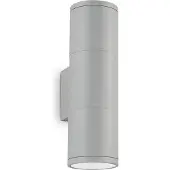 Ideal Lux Applique murale grise GUN 2 ampoules en aluminium