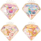Jono Toys Boîte de rangement en diamant avec bijoux, 7 pièces