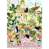 Pieces & Peace : puzzle « Chats botaniques » de 500 pièces