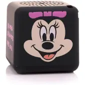Bitty Boomers Disney Minnie Mouse - Mini haut-parleur Bluetooth en forme de cube