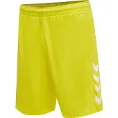 Hummel Pantalon de sport jaune / blanc