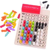 Bigjigs Toys Bigjigs Jeu d'empilage en bois Moteur de feu