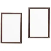 AEA Miroir élégant rectangulaire salon salle à manger miroir avec cadre