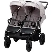Fillikid Zwillingsbuggy - Geschwisterbuggy - S-131 - Duette - grau