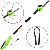 vidaXL Taille-haie électrique à perche télescopique 41 cm 550 W
