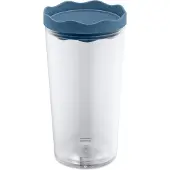 Koziol boîte de rangement Prince1 litre 21,4 cm bleu foncé/transparent