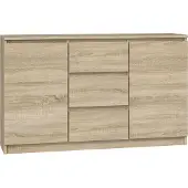 Top E Shop Commode combinée ELBE – chêne sonoma