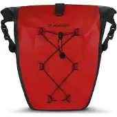 Wozinsky sacoche de vélo imperméable sacoche de bagage 25l rouge