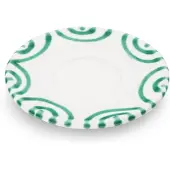 Sonstige Verlage Gmundner Keramik Grüngeflammt Soucoupe pour espresso (Ø 11cm)